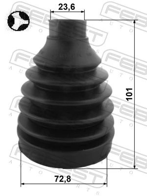 FEBEST 0815P-G22T Bellow Kit, drive shaft