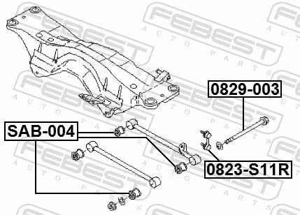 FEBEST 0829-003 Camber Correction Screw