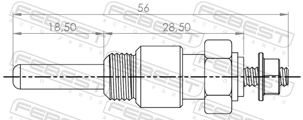 Glow Plug, auxiliary heater 21642-002