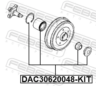 Wheel Bearing Kit DAC30620048-KIT