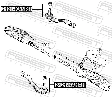 Tie Rod End 2421-KANLH