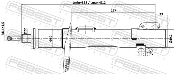 Shock Absorber 23110-004F