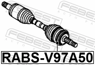 Sensor Ring, ABS RABS-V97A50