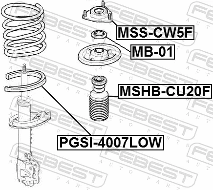 Spring Seat PGSI-4007LOW