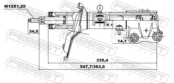 Shock Absorber 04660894FL