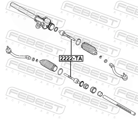 Inner Tie Rod 2222-TA