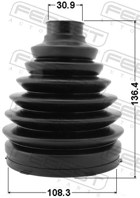 Bellow, drive shaft 0117P-200