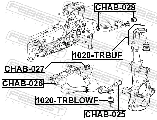 Ball Joint 1020-TRBUF