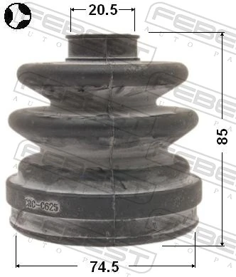 Bellow, drive shaft 0215-EP16T