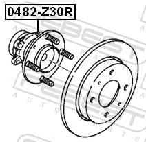 Wheel Hub 0482-Z30R