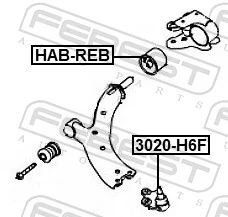 Ball Joint 3020-H6F