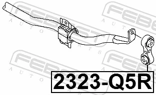 FEBEST 2323-Q5R Link/Coupling Rod, stabiliser bar