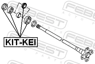 半轴轴承 KIT-KEI