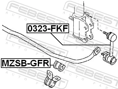 稳定杆衬套组件 MZSB-GFR