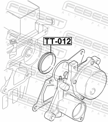 Gasket, vacuum pump TT-012
