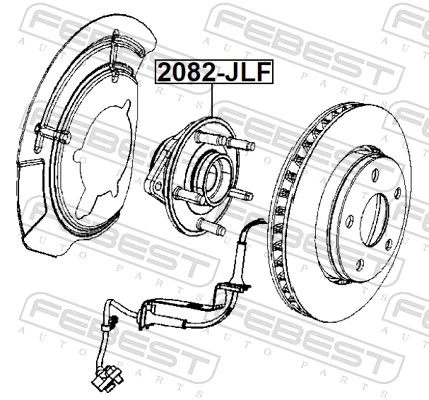 FEBEST 2082-JLF Wheel Hub