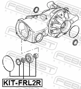 FEBEST KIT-FRL2R Bearing, drive shaft