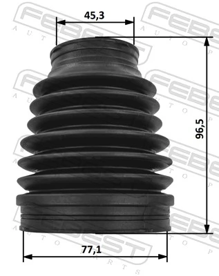 Bellow Kit, drive shaft 2215P-K520