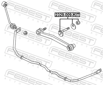 FEBEST 2329-009-KIT Camber Correction Screw
