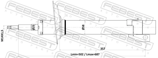 Shock Absorber 25110-004F