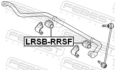 Mounting, stabiliser bar LRSB-RRSF
