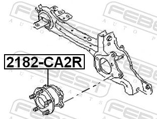 FEBEST 2182-CA2R Wheel Hub