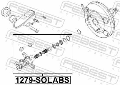 FEBEST 1279-SOLABS Brake Master Cylinder