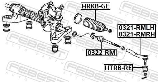 Tie Rod End 0321-RMRH