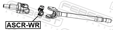 FEBEST ASCR-WR Joint, propshaft