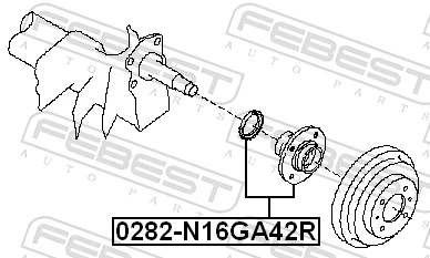 Wheel Hub 0282-N16GA42R