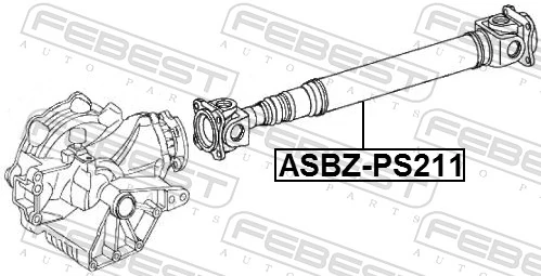 Propshaft, axle drive ASBZ-PS211