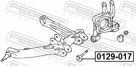 FEBEST 0129-017 Camber Correction Screw