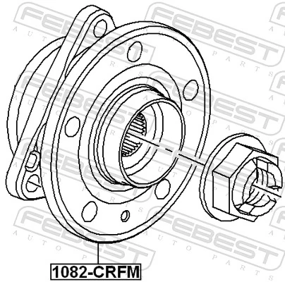 Wheel Hub 1082-CRFM