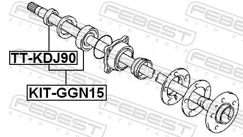 Bearing, drive shaft KIT-GGN15