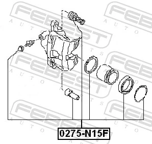 Repair Kit, brake caliper 0275-N15F