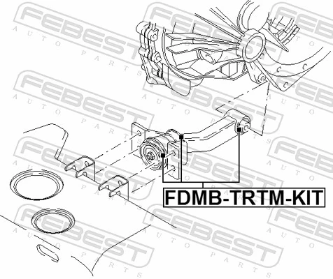 Mounting, engine FDMB-TRTM-KIT