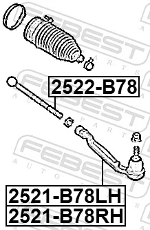 Inner Tie Rod 2522-B78