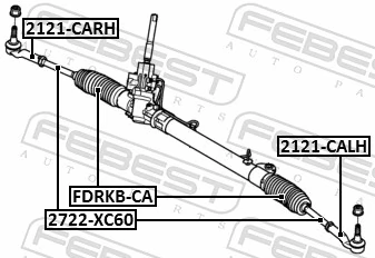 FEBEST 2722-XC60 Inner Tie Rod