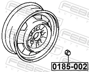 Wheel Nut 0185-002