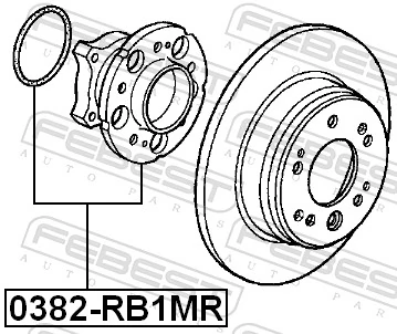 Wheel Hub 0382-RB1MR