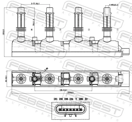 Ignition Coil Unit 18640-003
