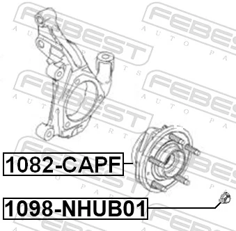 Wheel Hub 1082-CAPF