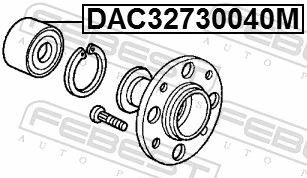 FEBEST DAC32730040M Wheel Bearing