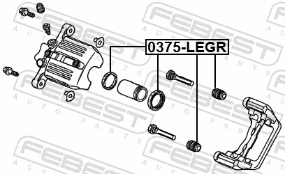 Repair Kit, brake caliper 0375-LEGR