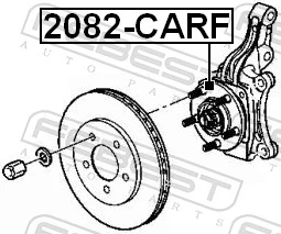 Wheel Hub 2082-CARF