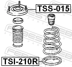 Suspension Strut Support Mount TSS-015
