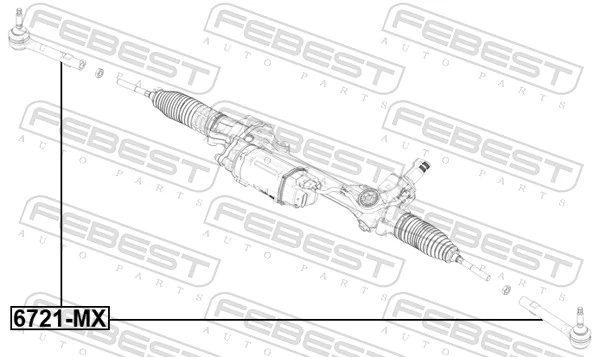 Tie Rod End 6721-MX
