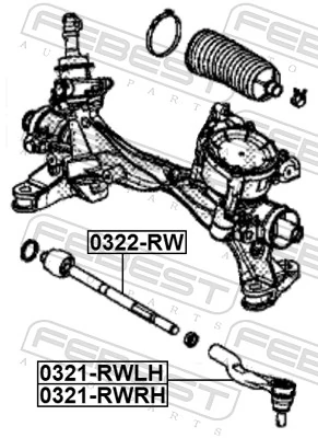 Tie Rod End 0321-RWLH