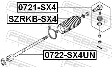Tie Rod End 0721-SX4