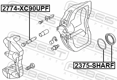 Repair Kit, brake caliper 2375-SHARF